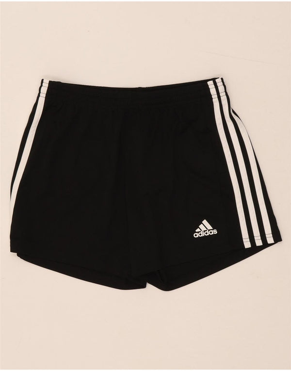 Adidas Damen Aeroready Sport Shorts UK 8/10 Small Schwarz Polyester