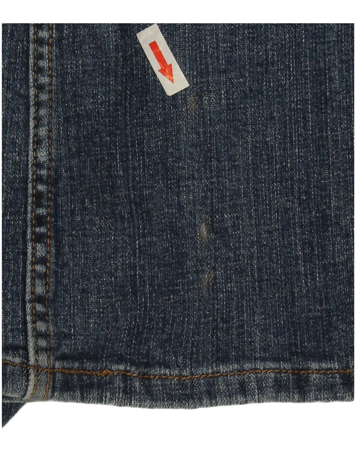 LEVI'S Damen 518 Super Low Bootcut Jeans US 5 Medium W28 L31 Blaue Baumwolle