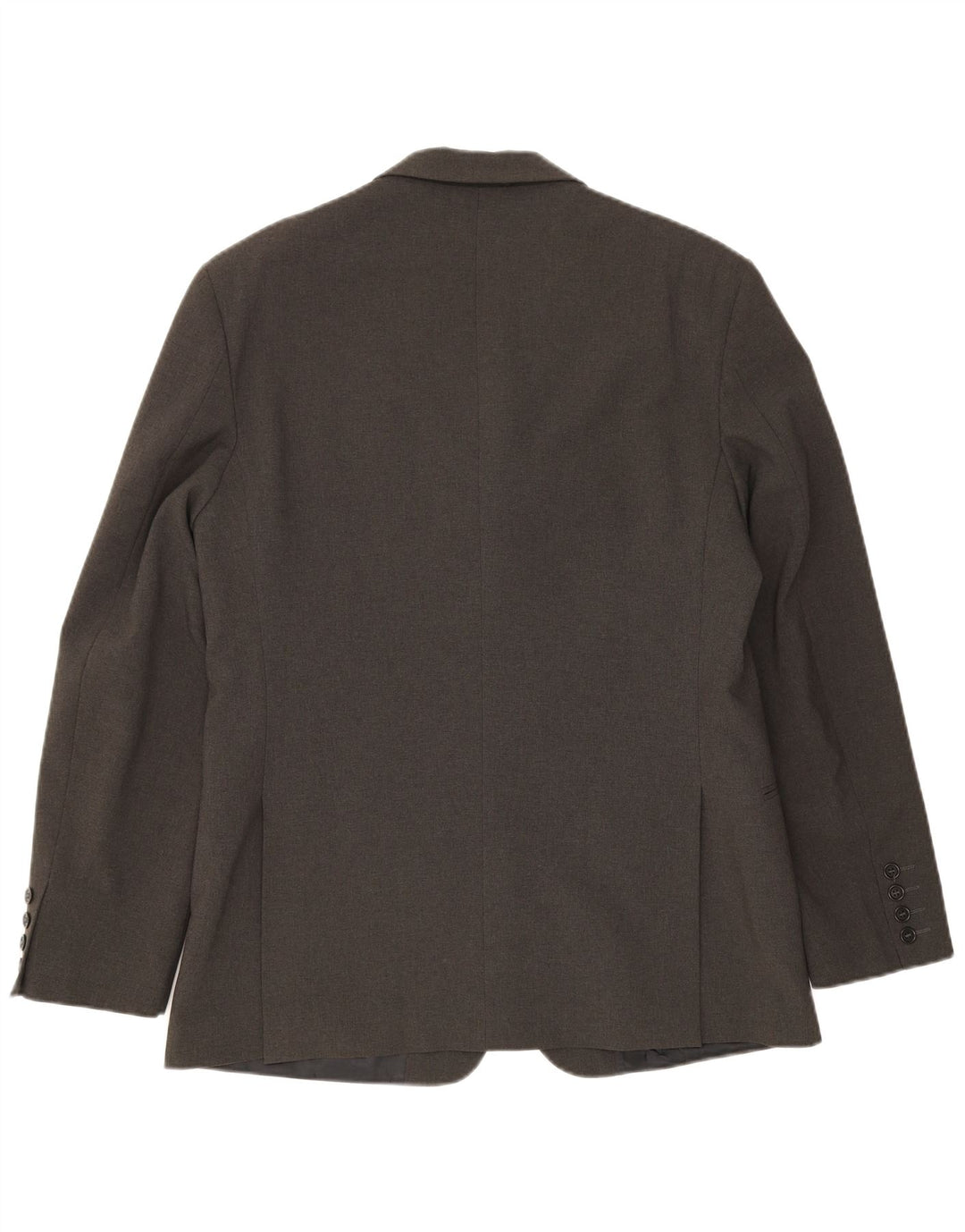 Sisley Herren-Blazerjacke mit 4 Knöpfen, IT 50, großes graues Polyester