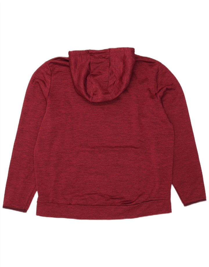 Under Armour Herren-Kapuzenpullover mit Grafik, XL, kastanienbraun geflecktes Polyester