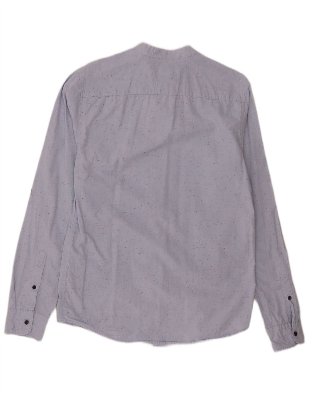 Scotch & Soda Herrenhemd aus mittelblau gefleckter Baumwolle