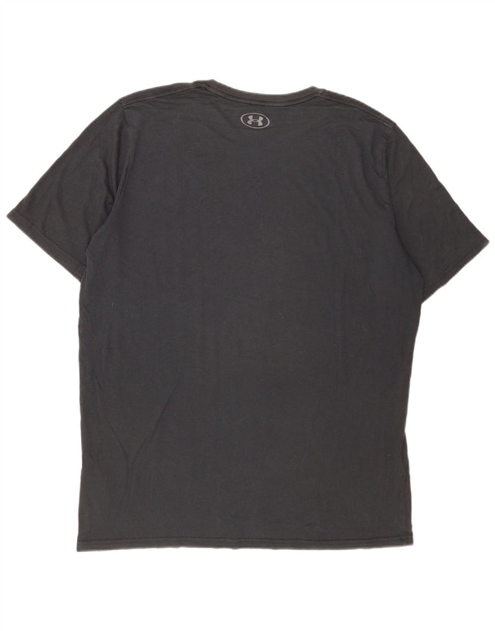 Under Armour Herren T-Shirt Top 2XL Schwarz Baumwolle