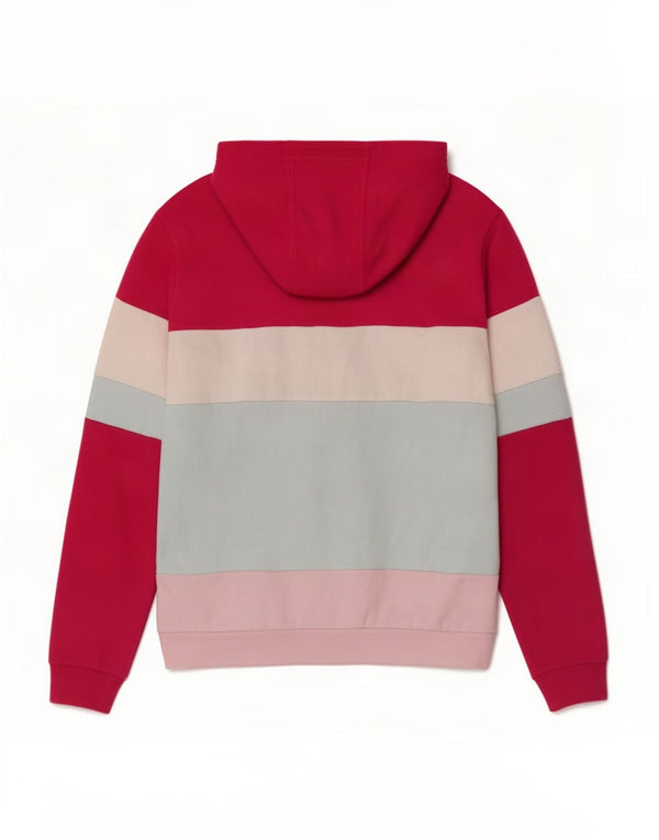 Adidas Mädchen-Kapuzenpullover mit Grafik, 11–12 Jahre, rosa, Colourblock-Baumwolle