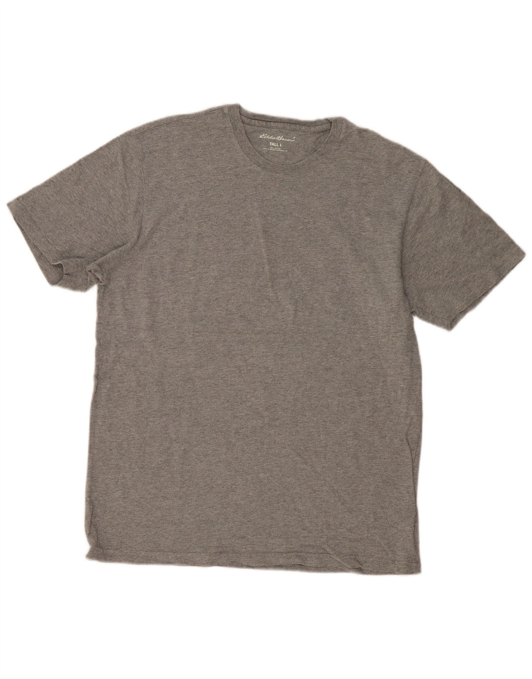 Eddie Bauer Herren-T-Shirt-Oberteil, groß, graue Baumwolle