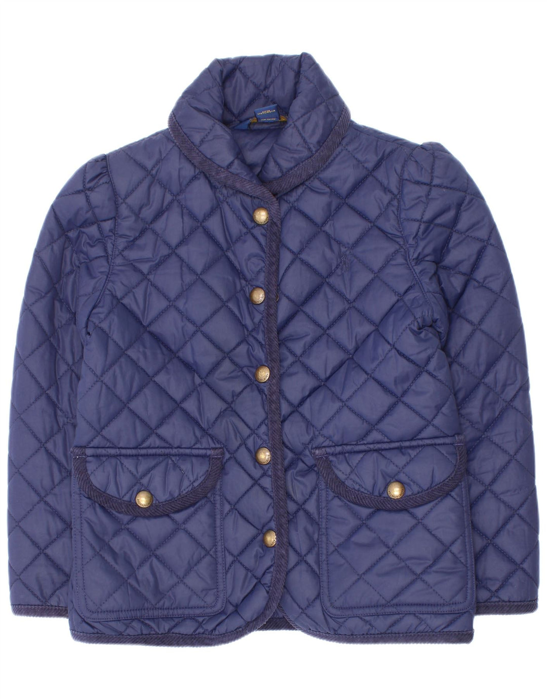 Polo Ralph Lauren Steppjacke für Mädchen, 5–6 Jahre, Marineblau, Polyester