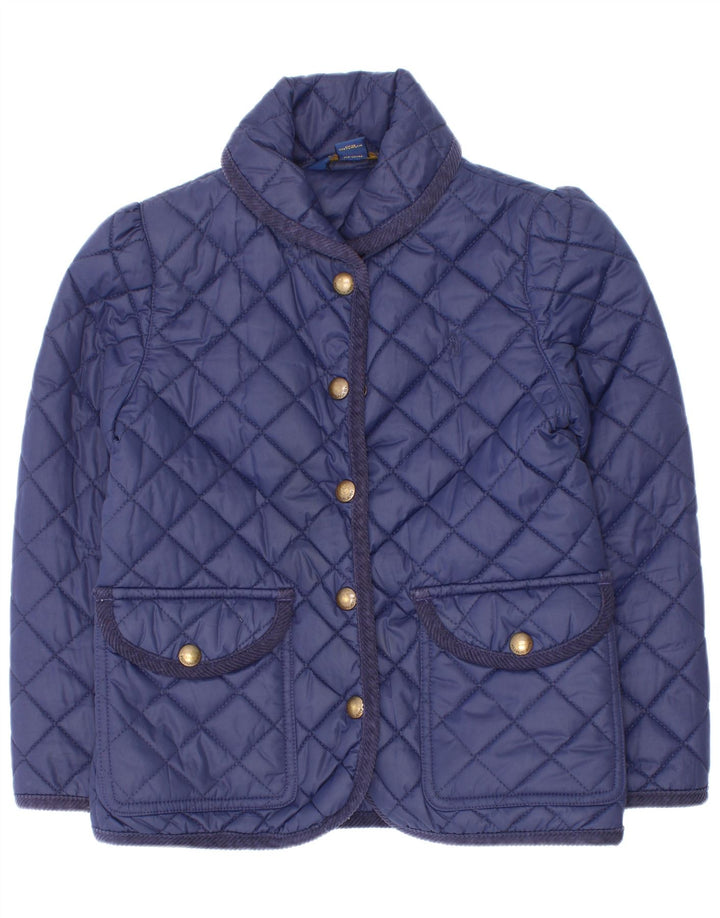 Polo Ralph Lauren Steppjacke für Mädchen, 5–6 Jahre, Marineblau, Polyester