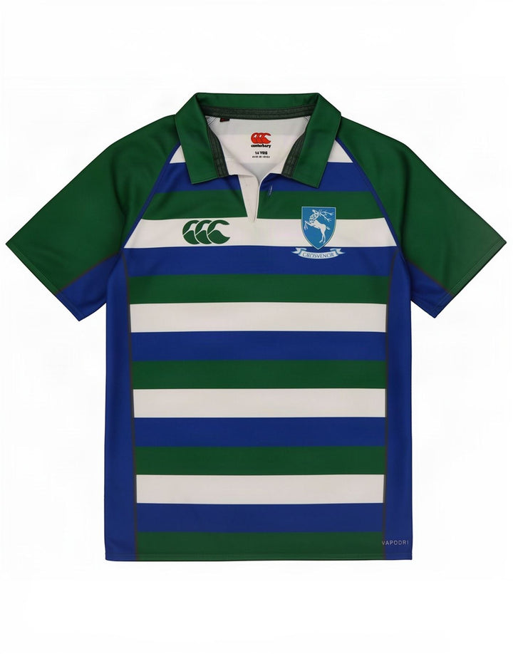 Canterbury Poloshirt für Jungen, 13–14 Jahre, mehrfarbig, gestreift, Polyester