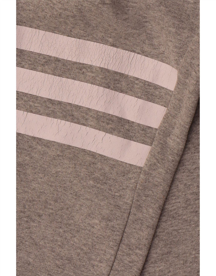 ADIDAS Herren-Trainingshose, Jogginghose, groß, graue Baumwolle