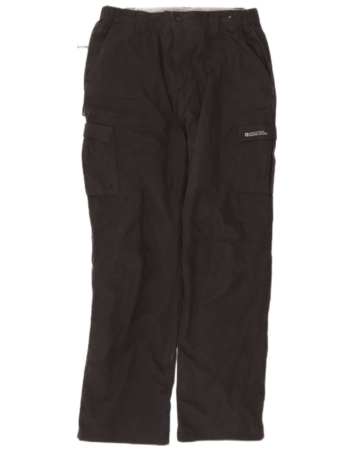 Mountain Warehouse Gerade Herren-Cargohose, W36, L32, Grau, Polyester