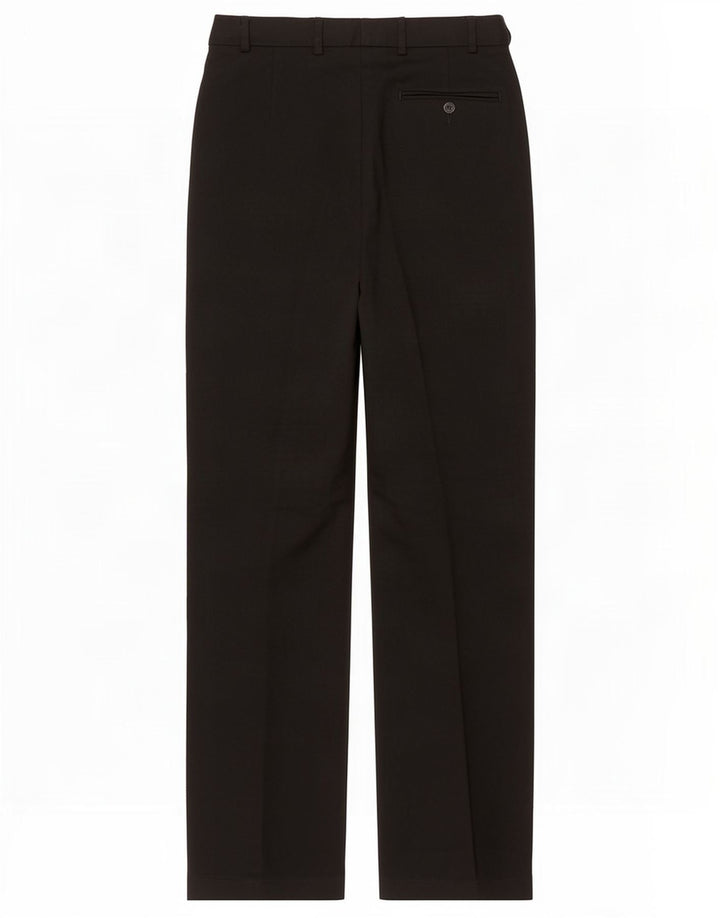Gerade Herren-Anzughose von Marks & Spencer, W30, L33, Schwarz, Polyester