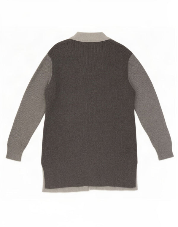 Marks & Spencer Damen Longline-Cardigan-Pullover UK 14 Large Grau