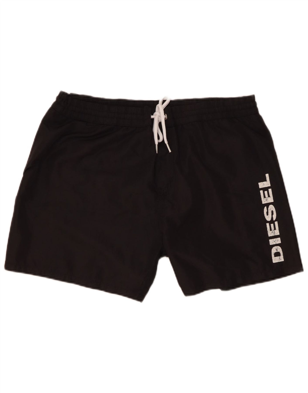 DIESEL Herren Badeshorts mit Grafik, EU 50, Größe L, Schwarz, Polyester