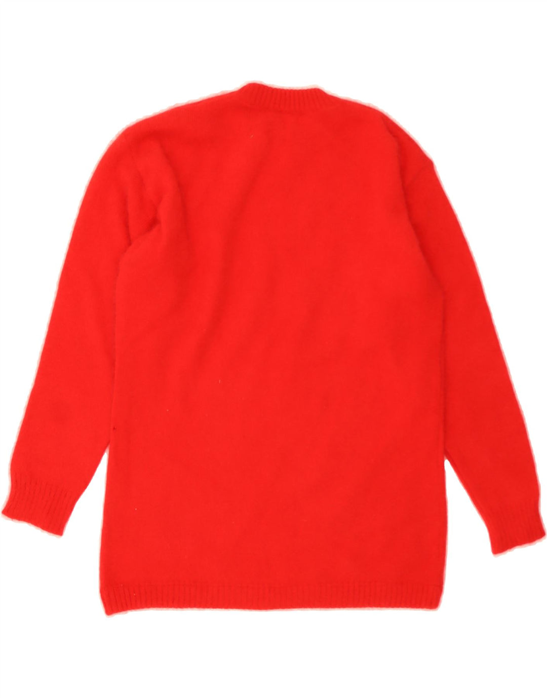 VINTAGE Womens Crew Neck Jumper Sweater UK 14 Large Red Vintage Vintage and Second-Hand Vintage from Messina Hembry 