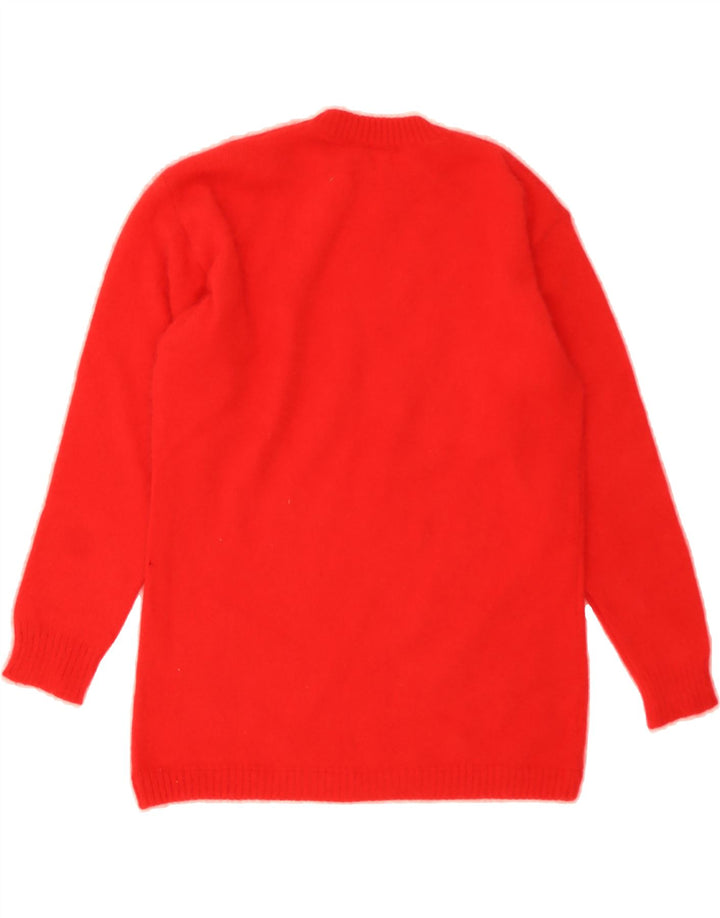 VINTAGE Womens Crew Neck Jumper Sweater UK 14 Large Red Vintage Vintage and Second-Hand Vintage from Messina Hembry 