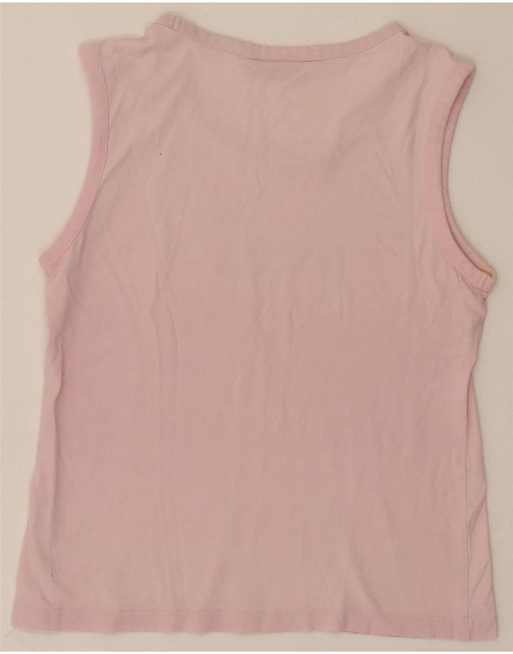 PUMA Womens Graphic Vest Top UK 12 Medium  Pink Vintage Puma and Second-Hand Puma from Messina Hembry 