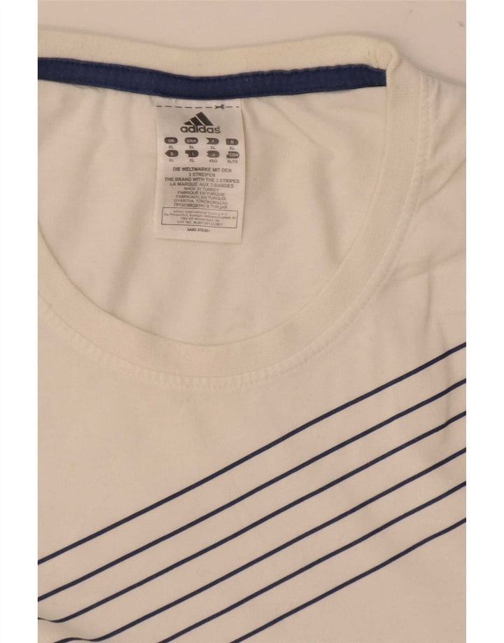Adidas Herren Grafik T-Shirt Top XL Weiß