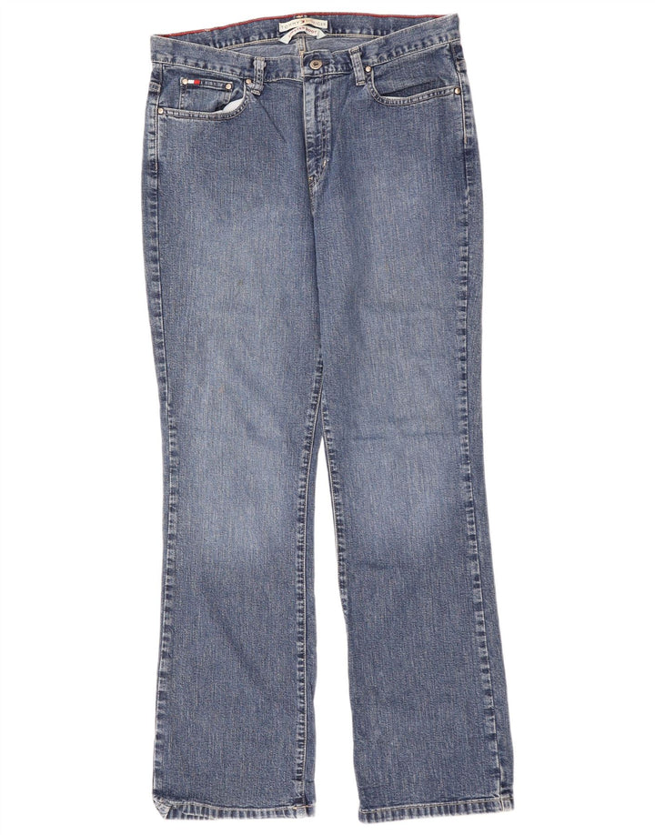 TOMMY HILFIGER Damen Hipster Bootcut Jeans W34 L31 Blau