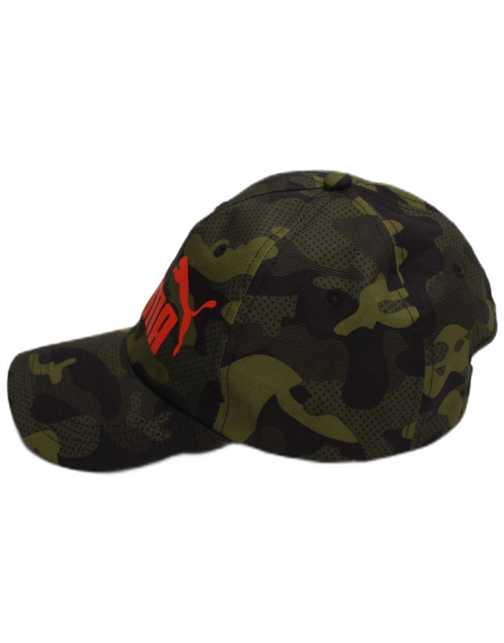 Puma Baseballkappe mit Grafik für Jungen, Einheitsgröße, grünes Polyester