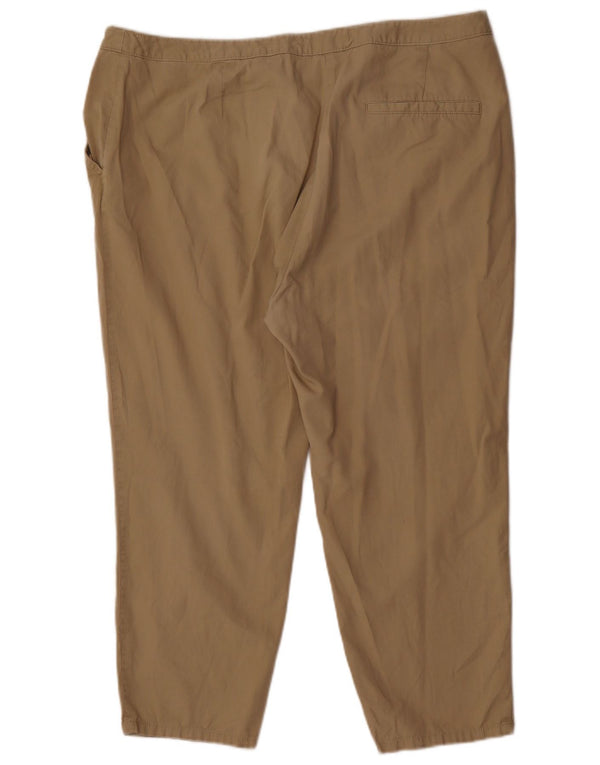 Marks & Spencer Damen-Kurzhose, UK 18, XL, W38, L24, Beige, Baumwolle