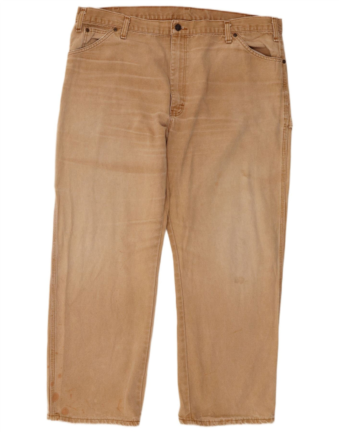 Dickies Gerade Herren-Cargohose W42 L30 Beige Baumwolle