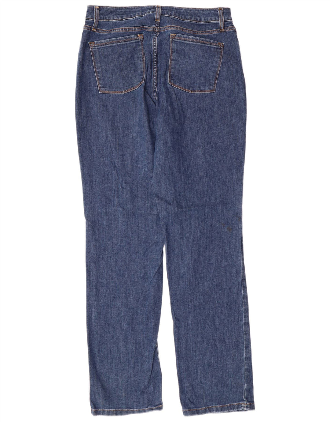 L.L.BEAN Damen-Jeans mit klassischer Passform, gerade Passform, US 12, Größe L, W32, L32, Blau, Baumwolle