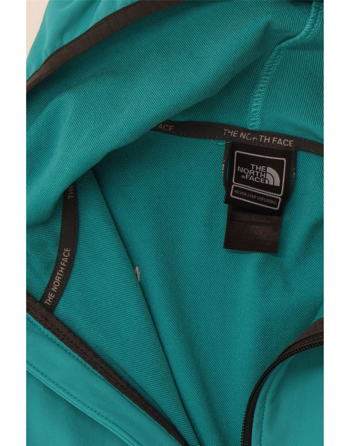 THE NORTH FACE Damen-Trainingsanzug mit Kapuze, Top-Jacke, UK 12, Mitteltürkis