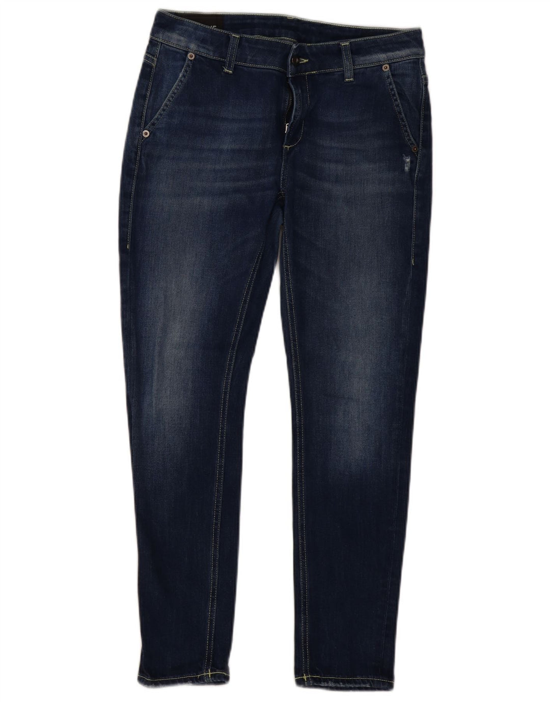Dondup Damen Skinny Jeans W30 L30 Blaue Baumwolle