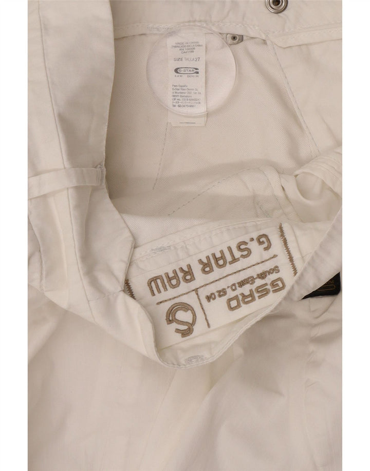 G-Star Damen Jeans-Minirock W27 Mittelweiße Baumwolle