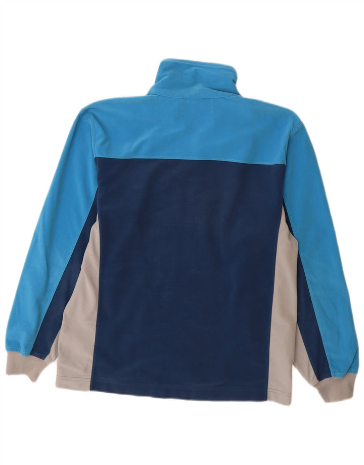 KAPPA Herren-Trainingsanzug-Oberteil, Jacke, klein, blau, Farbblock-Polyester