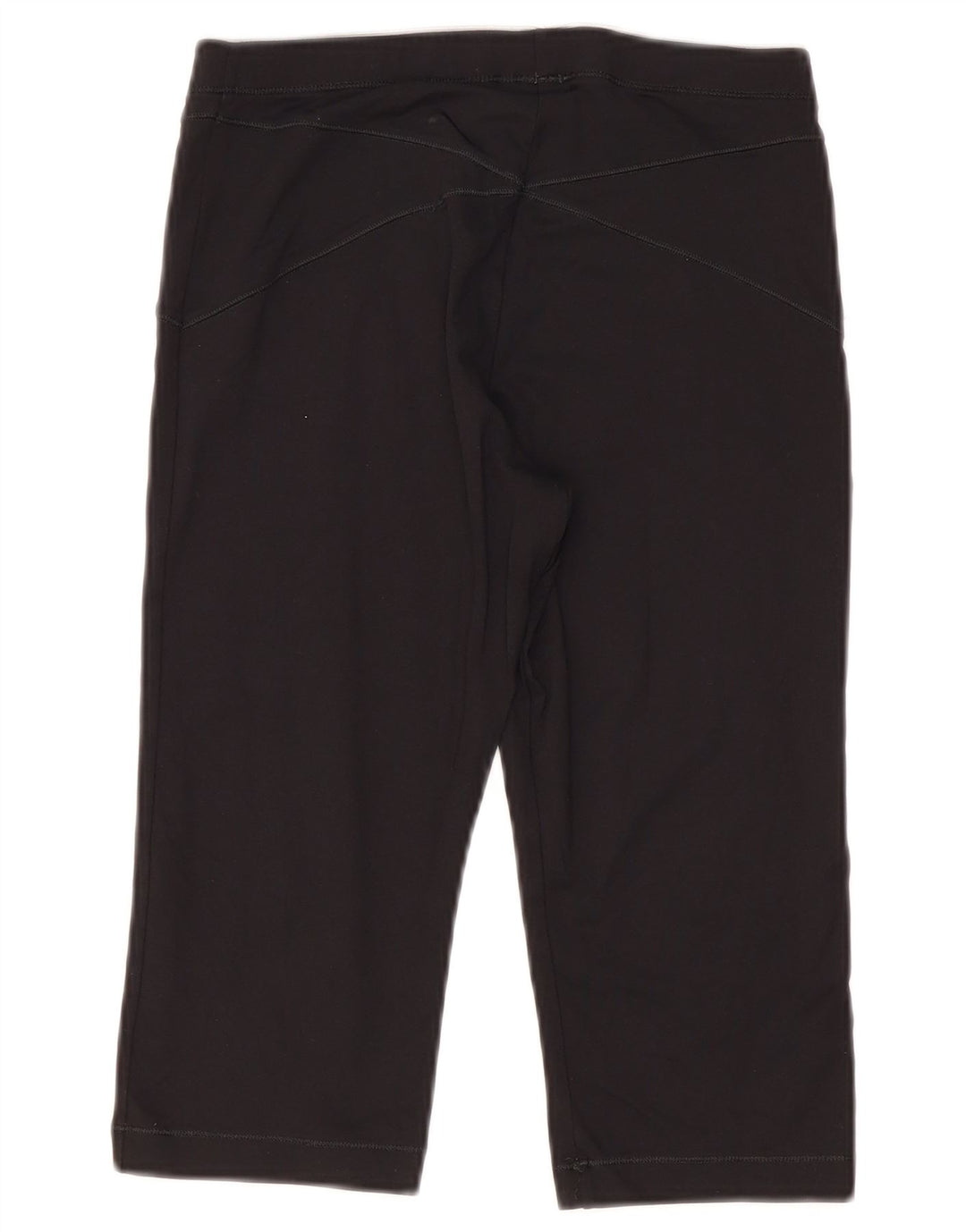 Adidas Damen Capri-Leggings UK 12 Medium Schwarz Polyamid