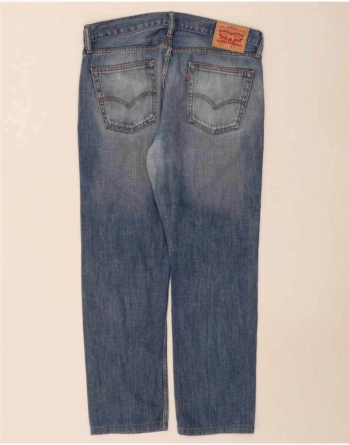 Levi's Herren 514 Straight Jeans W34 L28 Blaue Baumwolle