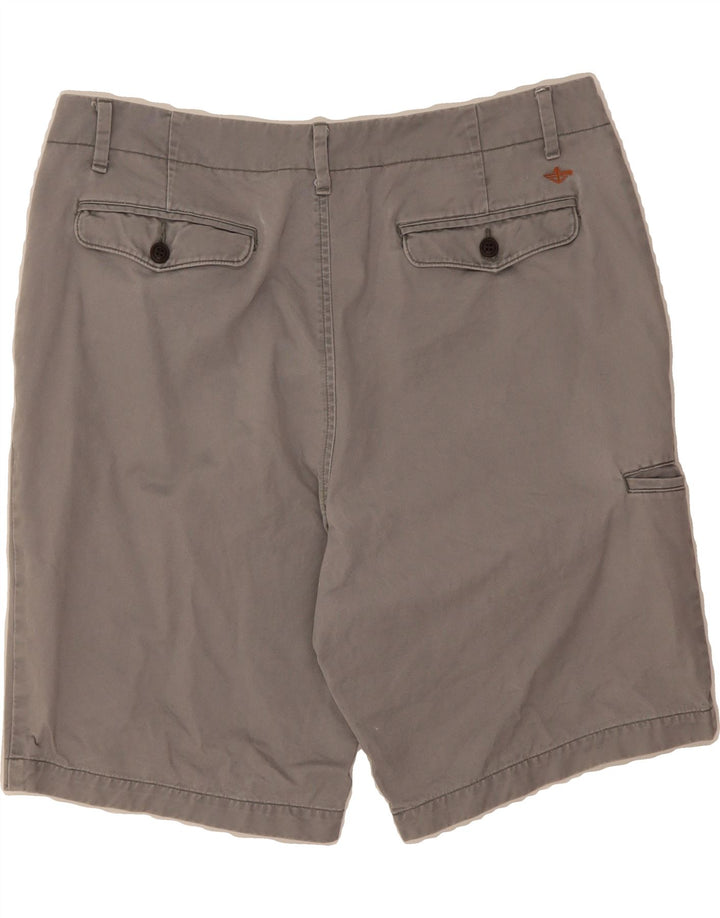 DOCKERS Mens Cargo Shorts W34 Large  Grey Cotton Vintage Dockers and Second-Hand Dockers from Messina Hembry 