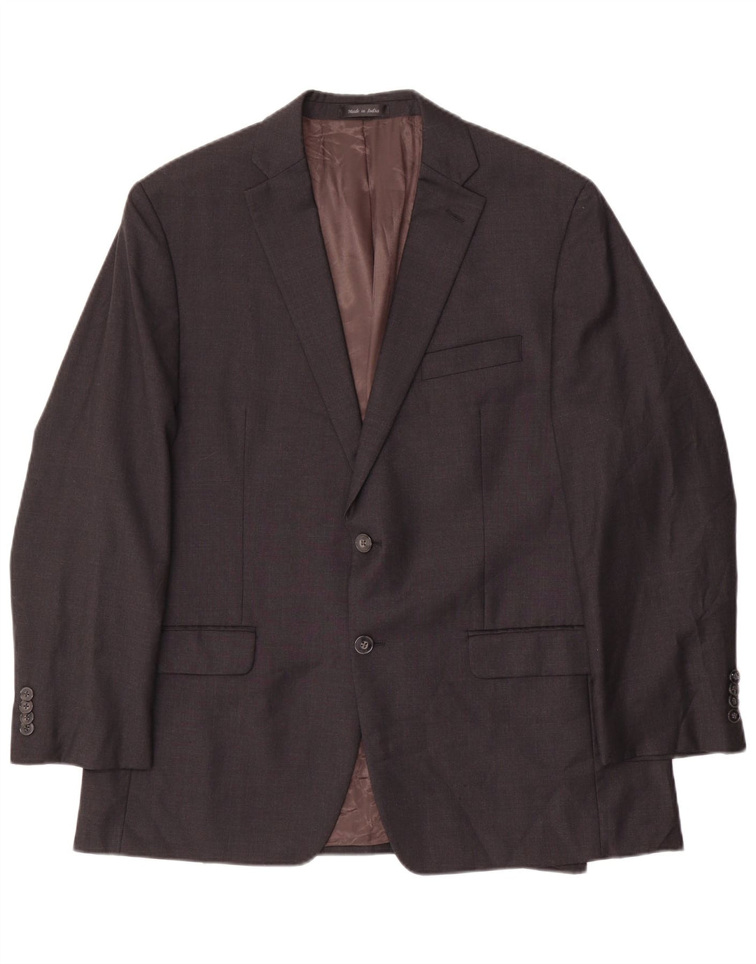 Calvin Klein Herren-Blazer mit 2 Knöpfen, UK 40, große graue Wolle
