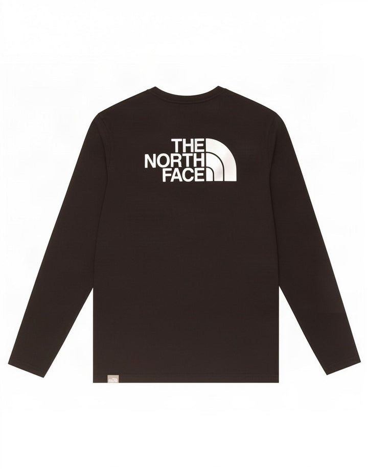 The North Face Herren Graphic Top Langarm Small Schwarz Baumwolle