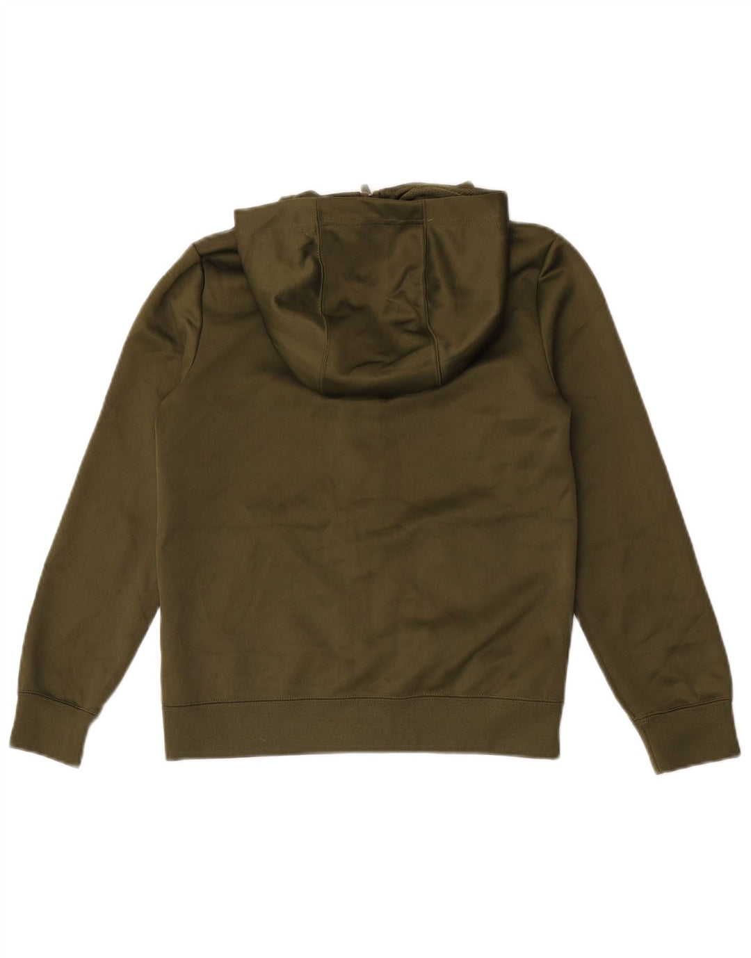 Nike Jungen-Kapuzenpullover mit Reißverschluss, 10–11 Jahre, mittelgroßes Khaki-Polyester