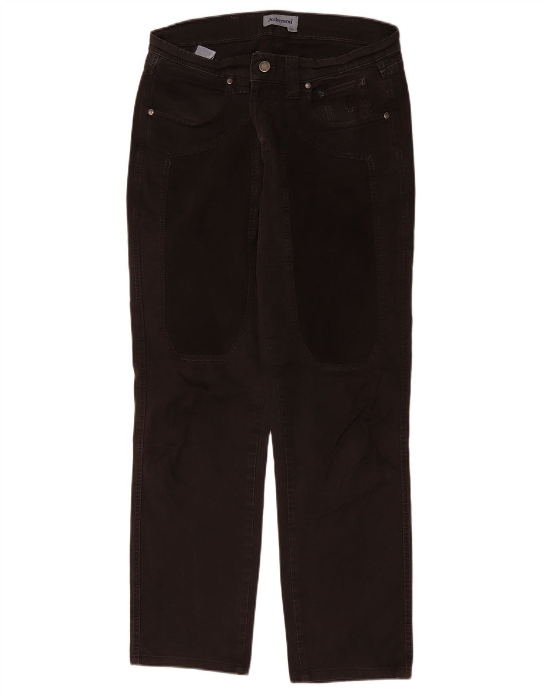 Jeckerson Damen Straight Jeans W32 L29 Schwarze Baumwolle