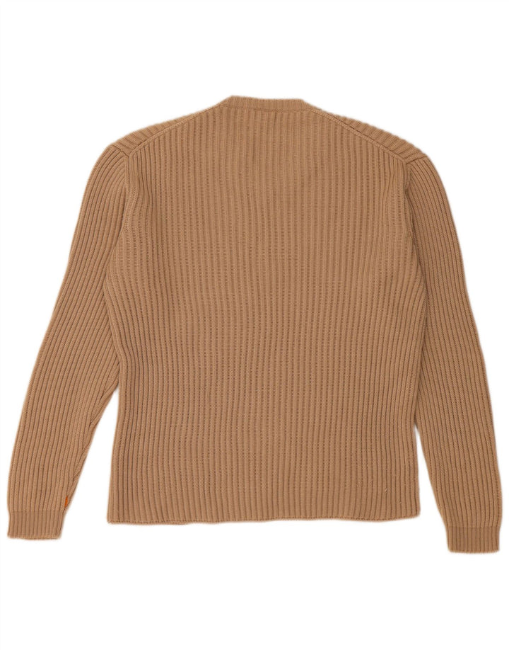 Hugo Boss Herren-Pullover mit V-Ausschnitt, Mittelbeige