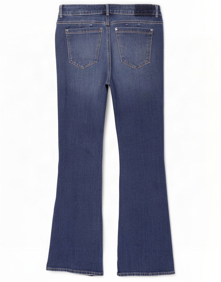 Marks & Spencer Damen Magic Slim Flared Jeans UK 14 Large W30 L30 Blau