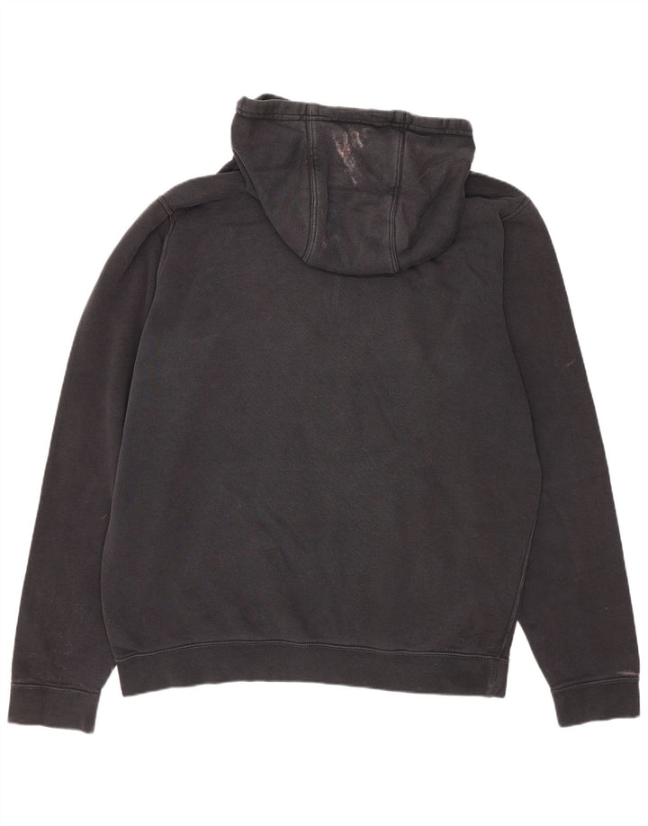 Nike Herren-Hoodie-Pullover aus mittelschwarzer Baumwolle