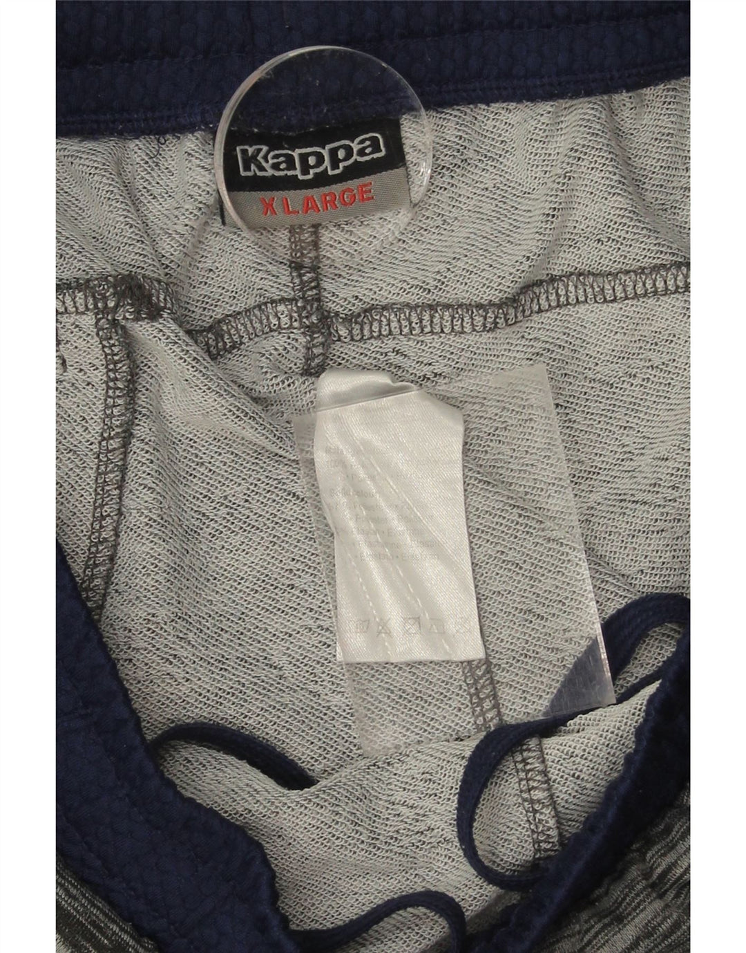 KAPPA Mens Sport Shorts XL  Grey Pinstripe Polyester Vintage Kappa and Second-Hand Kappa from Messina Hembry 