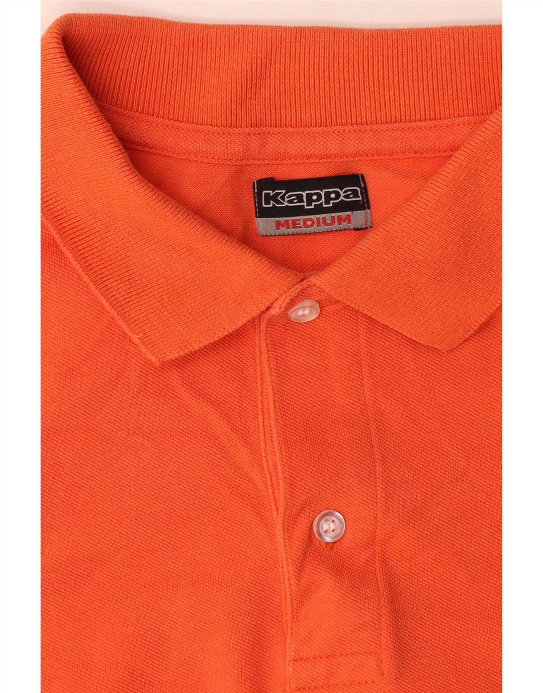 Kappa Herren Poloshirt Mittelorange Baumwolle