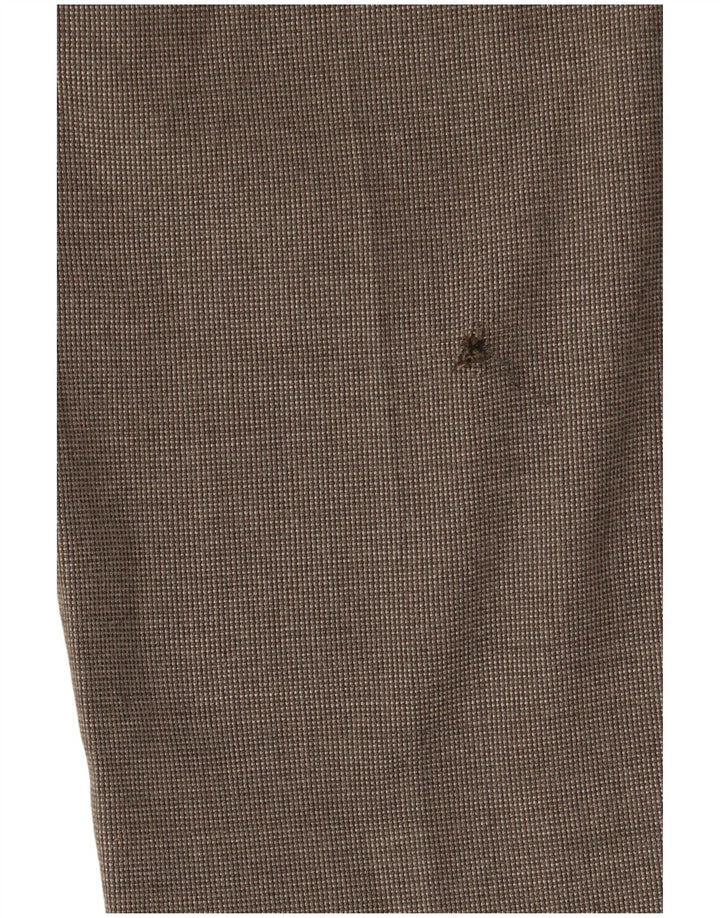 Marks & Spencer Herren Slim Fit Freizeithose W36 L29 Braunes Polyester