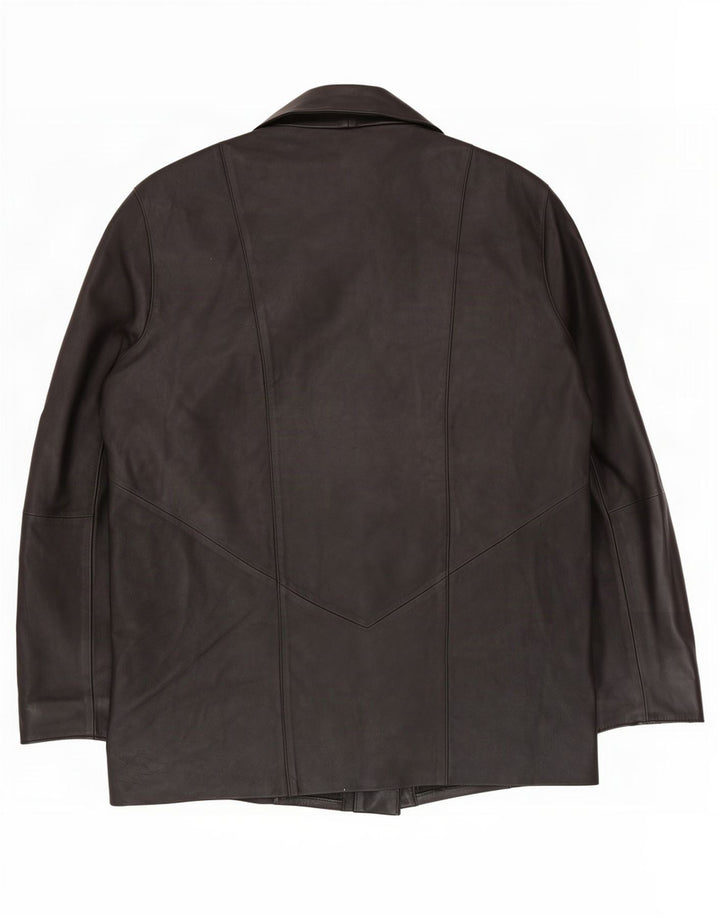Helium Damen Lederjacke UK 16 Large Schwarz