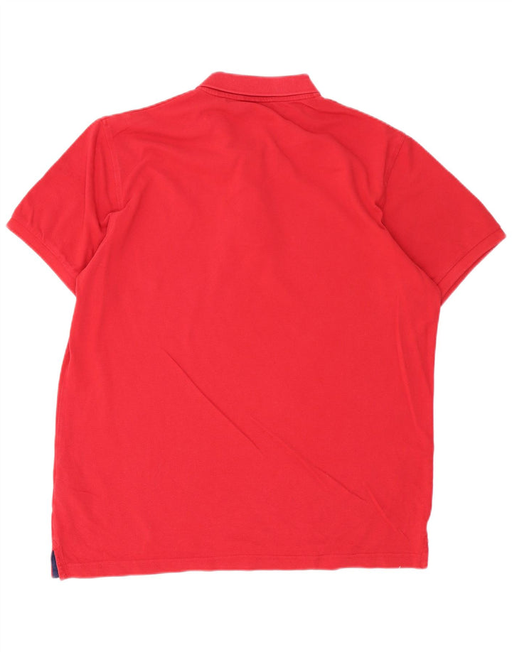 Gant Herren Poloshirt XL, rote Baumwolle