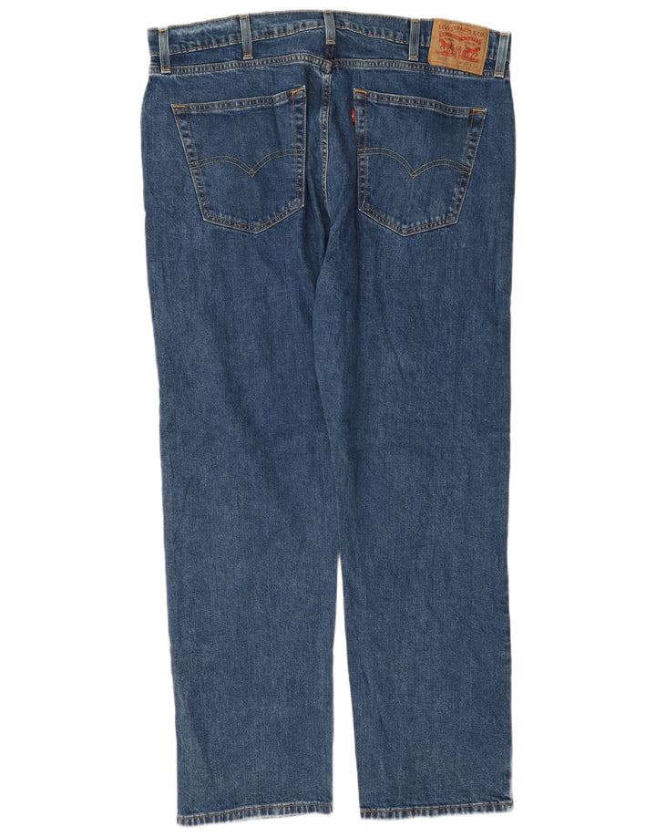 Levi's Herren 505 Straight Jeans W40 L32 Blaue Baumwolle