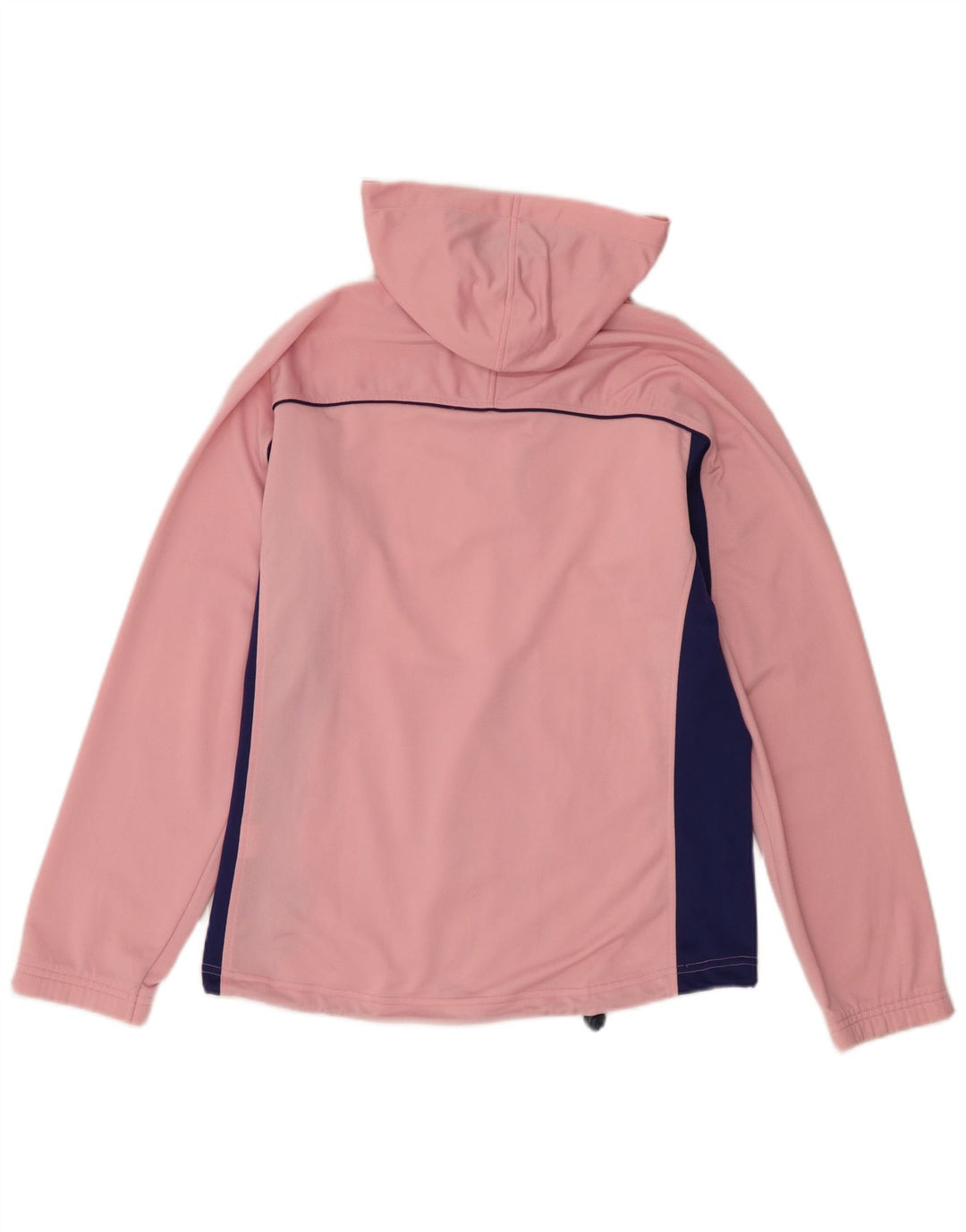 Asics Damen-Trainingsanzug mit Kapuze, Top-Jacke, UK 14, mittelrosa, Farbblock
