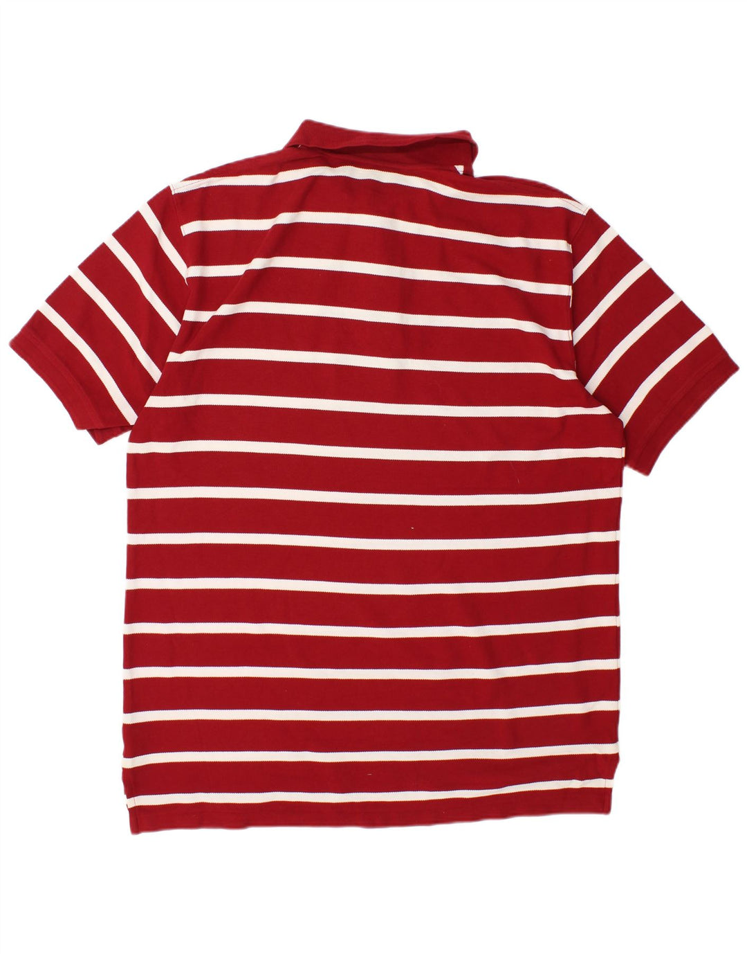 L.L.BEAN Herren-Poloshirt, groß, kastanienbraun, gestreift, Baumwolle