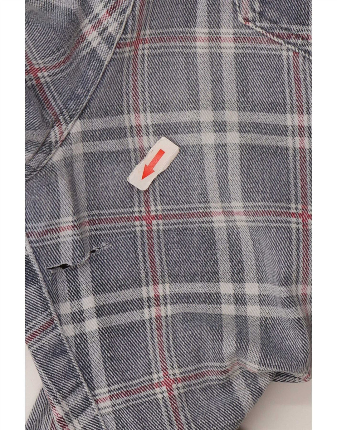 Extreme Tapered-Jeans für Damen, W26, L29, blau kariert, Baumwolle