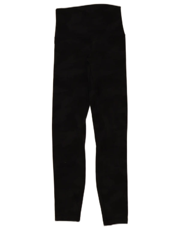 Lululemon Damen Leggings US 2 XS Schwarz Colourblock