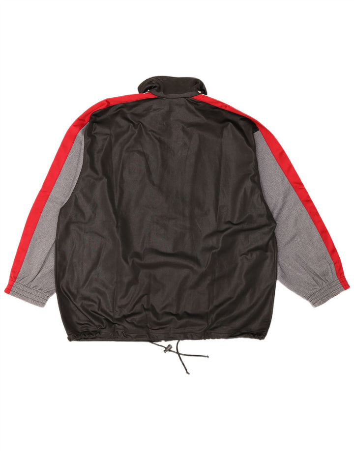 Diadora Herren-Trainingsanzugoberteil mit Grafik, UK 38, Mittelschwarz, Farbblock